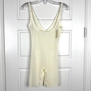 SKIMS Sheer Sculpt Open Bust Bodysuit NEW Size S Marble NEW With Tag